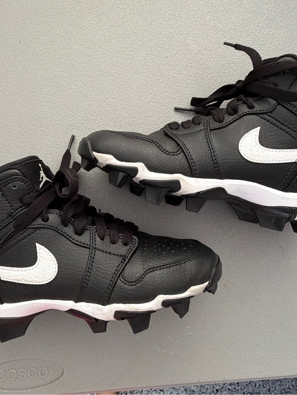 Air Jordan Black & White Turf Cleat Sneakers